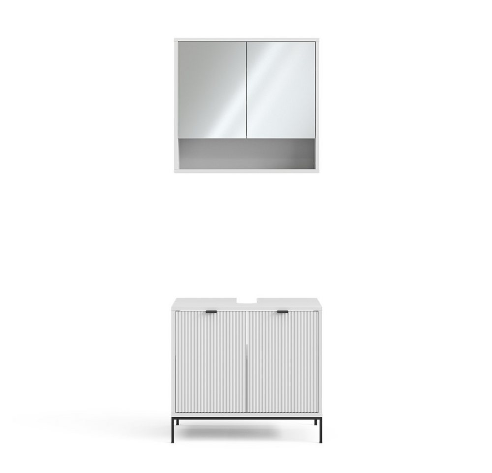 Vicco Badmöbel-Set Eliza, Weiß, 2 Teile von Vicco