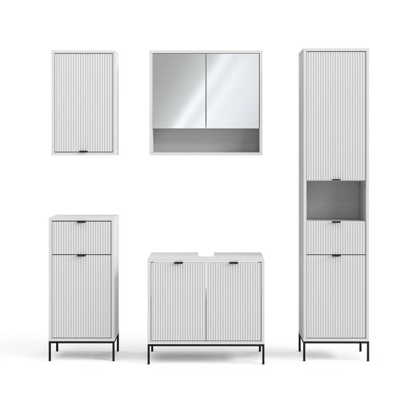Vicco Badmöbel-Set Eliza Weiß 5 Teile von Vicco