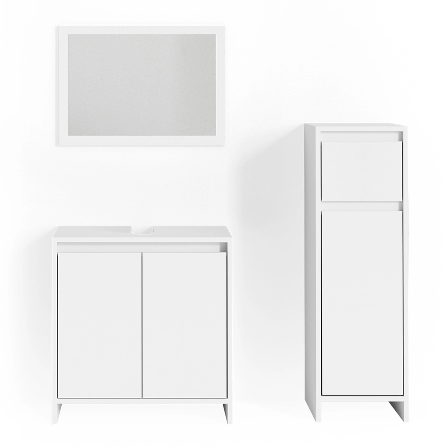 Vicco Badmöbel-Set Emma Weiß 3 Teile mit Midischrank Vicco Badmöbel-Set Emma Weiß 3 Teile mit Midischrank von Vicco