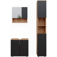 Vicco - Badmöbel-Set Irma, Anthrazit gepunktet, 3 Teile, mit Hochschrank Vicco - Badmöbel-Set Irma, Anthrazit gepunktet, 3 Teile, mit Hochschrank von Vicco