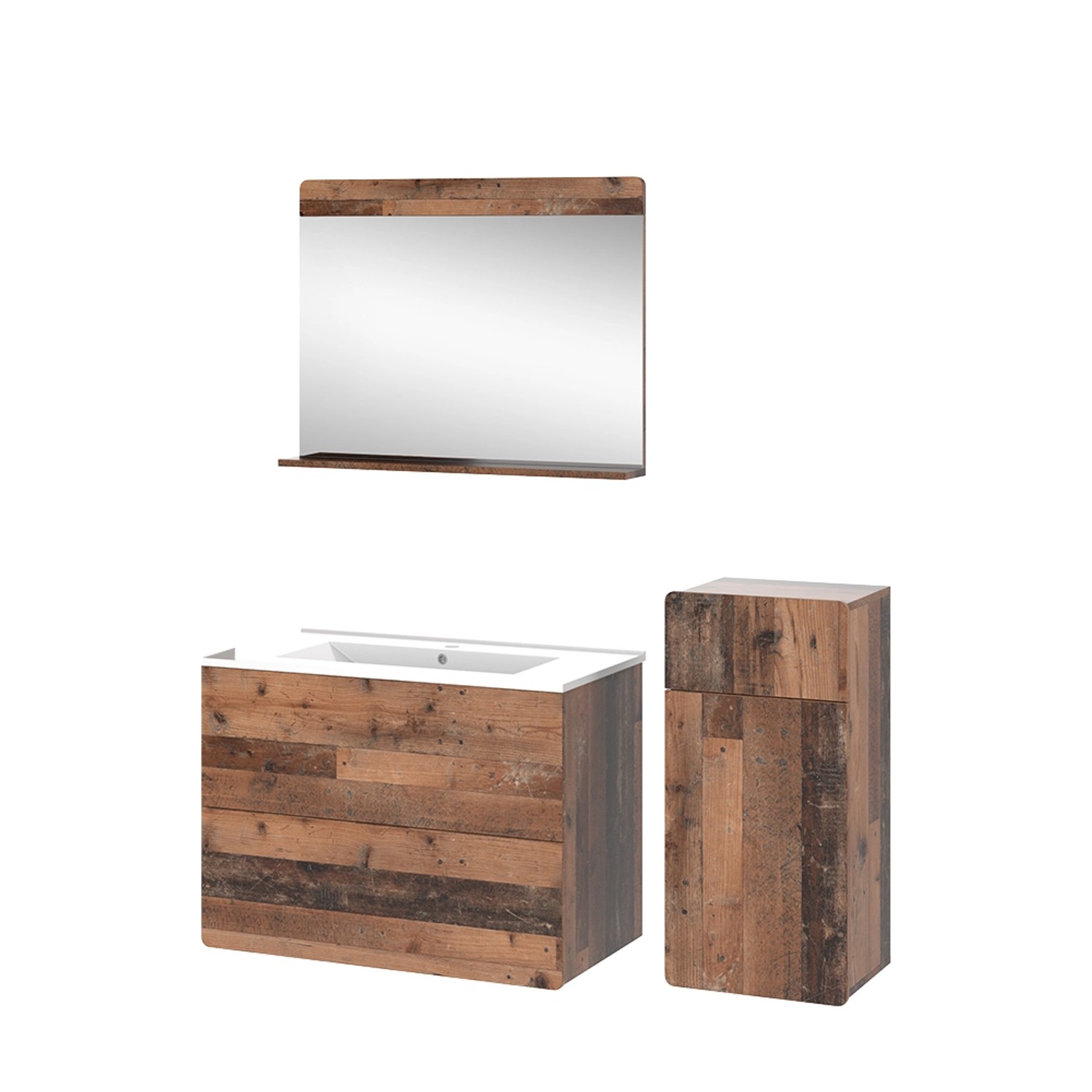 Vicco Badmöbel-Set Izan Oldstyle 4 Teile mit Midischrank Vicco Badmöbel-Set Izan Oldstyle 4 Teile mit Midischrank von Vicco