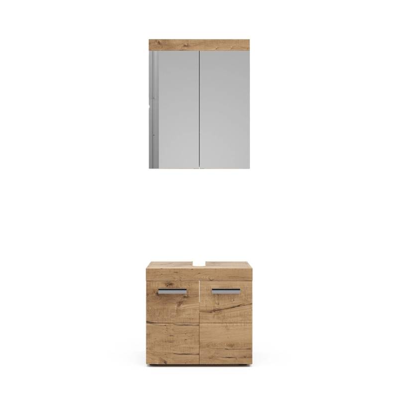 Vicco Badmöbel-Set Luna Eiche 2 Teile von Vicco