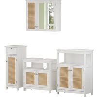 Vicco - Badmöbel-Set Rosario, Weiß, 4 Teile, mit Midischrank Vicco - Badmöbel-Set Rosario, Weiß, 4 Teile, mit Midischrank von Vicco