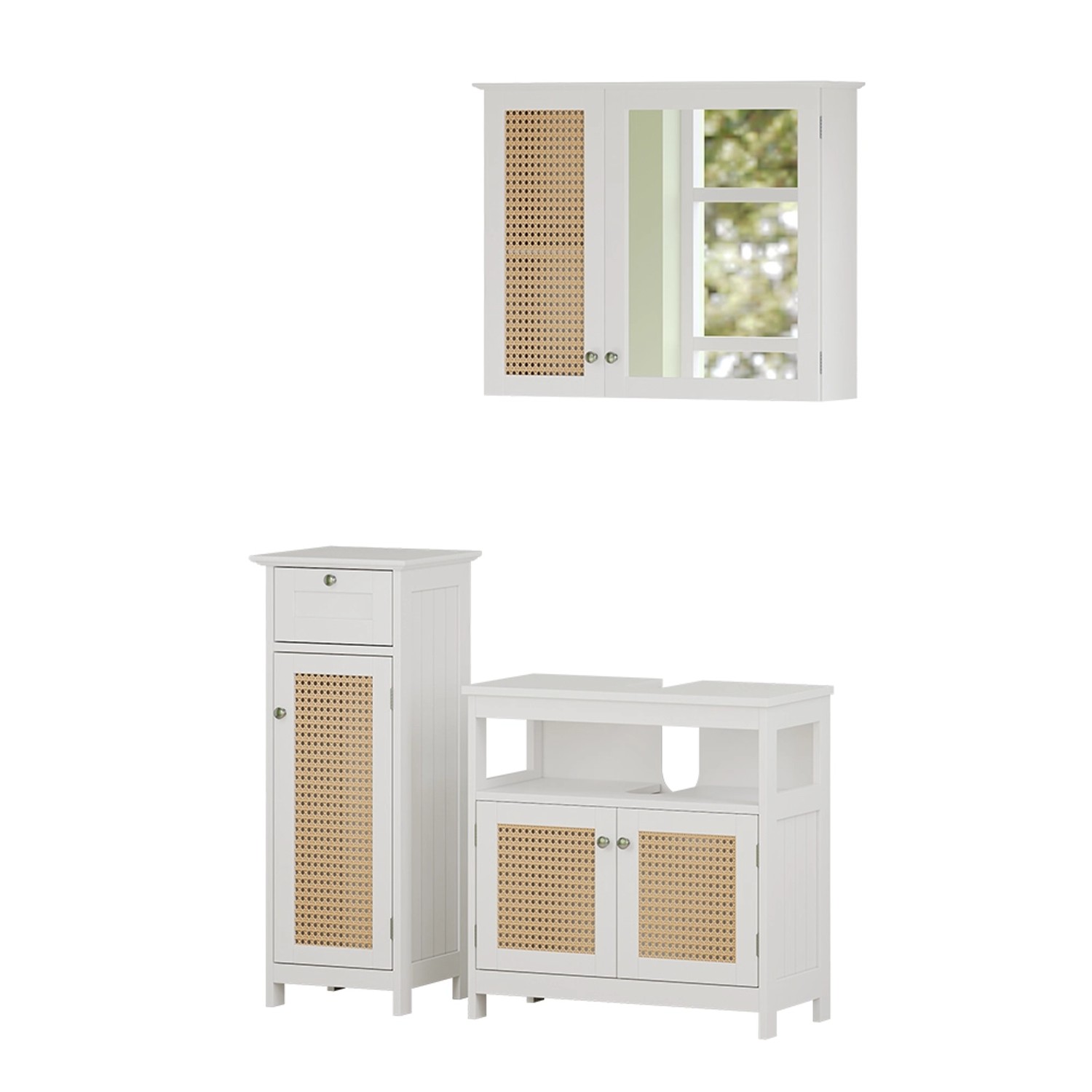 Vicco Badmöbel-Set Rosario Weiß 3 Teile mit Midischrank Vicco Badmöbel-Set Rosario Weiß 3 Teile mit Midischrank von Vicco