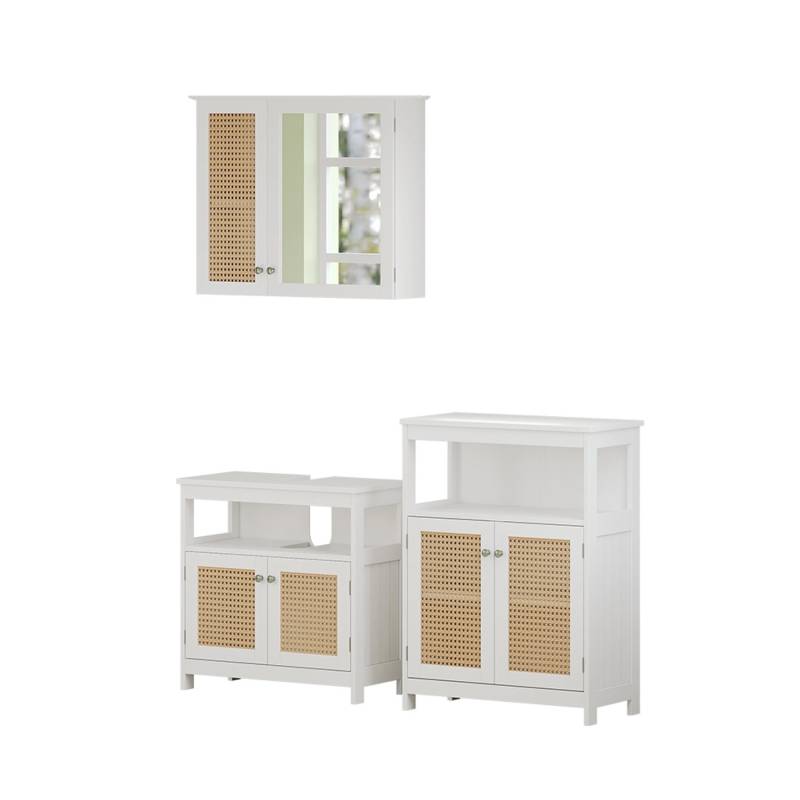 Vicco Badmöbel-Set Rosario Weiß 3 Teile von Vicco