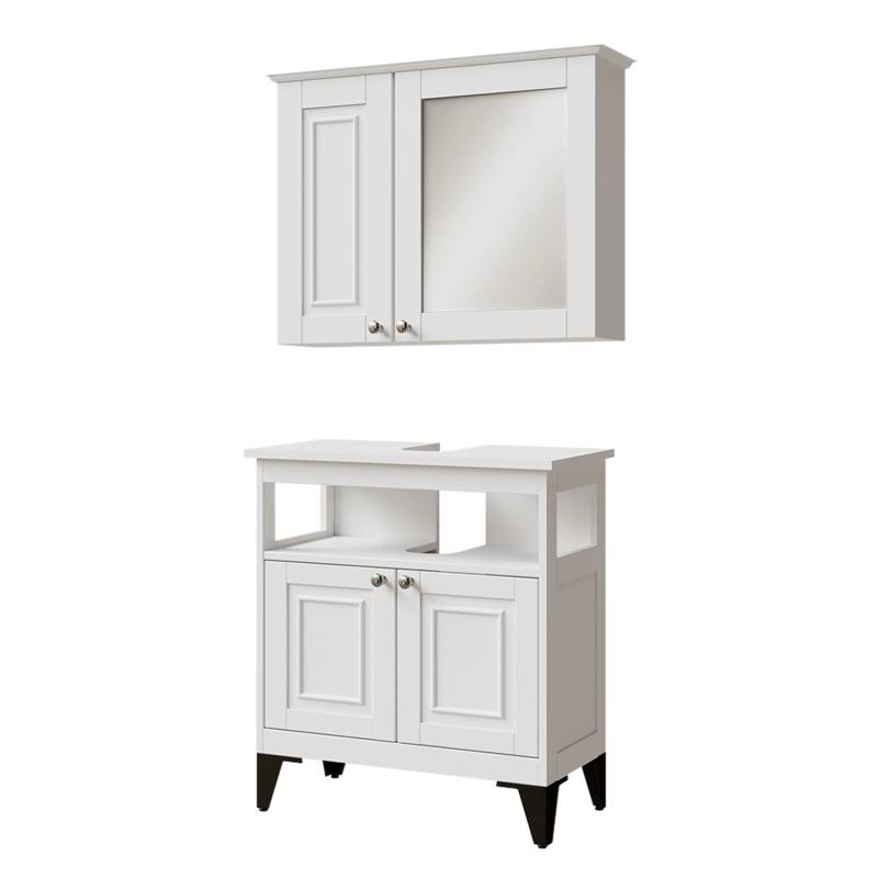Vicco Badmöbel-Set Vanity Weiß 2 Teile von Vicco