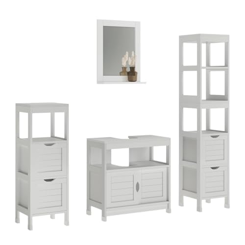 Vicco Badmöbel-Set Vilda, Weiß, 4 Teile Vicco Badmöbel-Set Vilda, Weiß, 4 Teile von Vicco