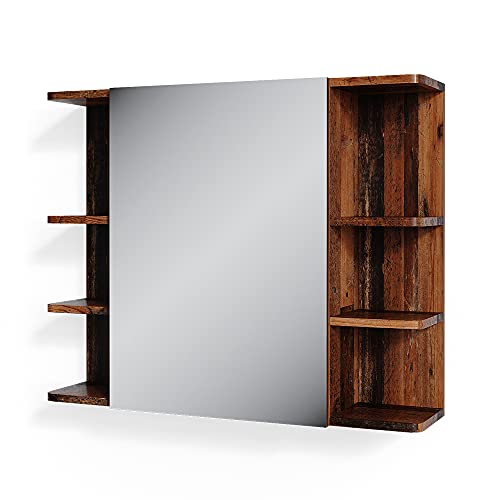 Vicco Bad Spiegelschrank Fynn, Antikholz, 80 x 64 cm von Vicco