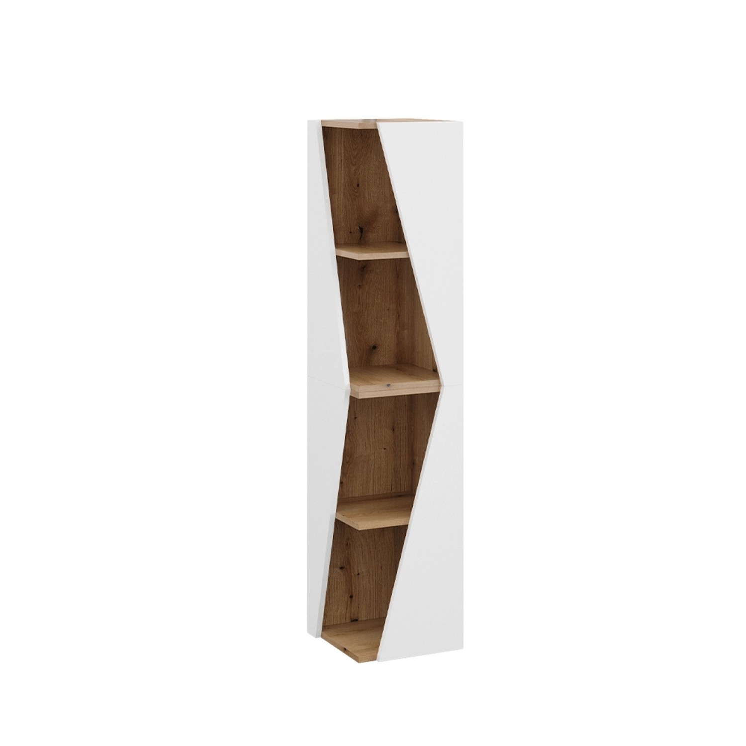 Vicco Badschrank Benno Weiß/Eiche 32 x 71 cm mit 3 Ablagen Vicco Badschrank Benno Weiß/Eiche 32 x 71 cm mit 3 Ablagen von Vicco