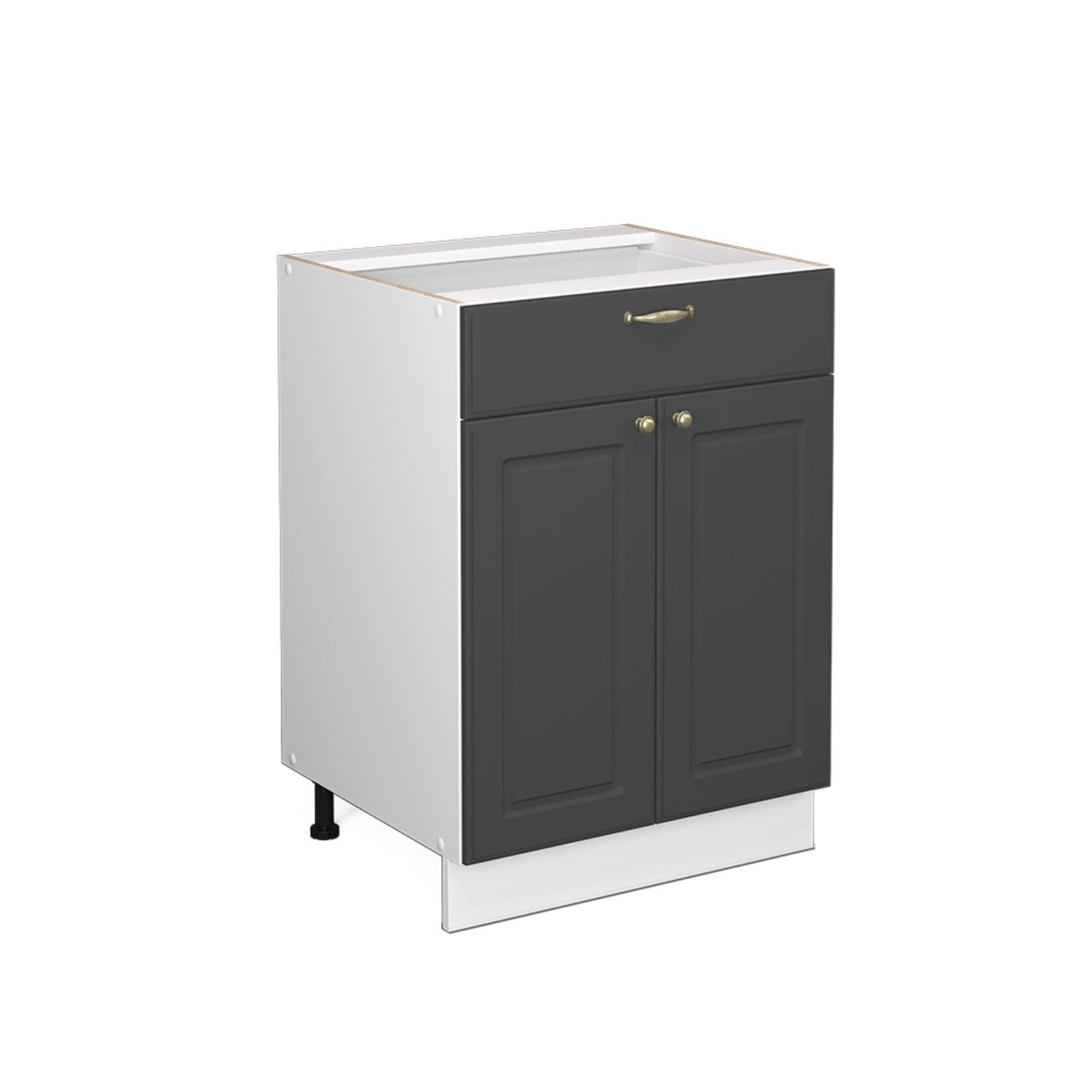 Vicco Badschrank Fame-Line Anthrazit-Gold/Weiß 60 x 82 cm mit Schublade ohne Arbeitsplatte Vicco Badschrank Fame-Line Anthrazit-Gold/Weiß 60 x 82 cm mit Schublade ohne Arbeitsplatte von Vicco