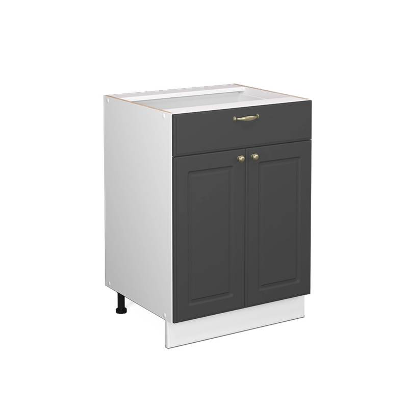 Vicco Badschrank Fame-Line Anthrazit-Gold/Weiß 60 x 82 cm mit Schublade ohne Arbeitsplatte Vicco Badschrank Fame-Line Anthrazit-Gold/Weiß 60 x 82 cm mit Schublade ohne Arbeitsplatte von Vicco
