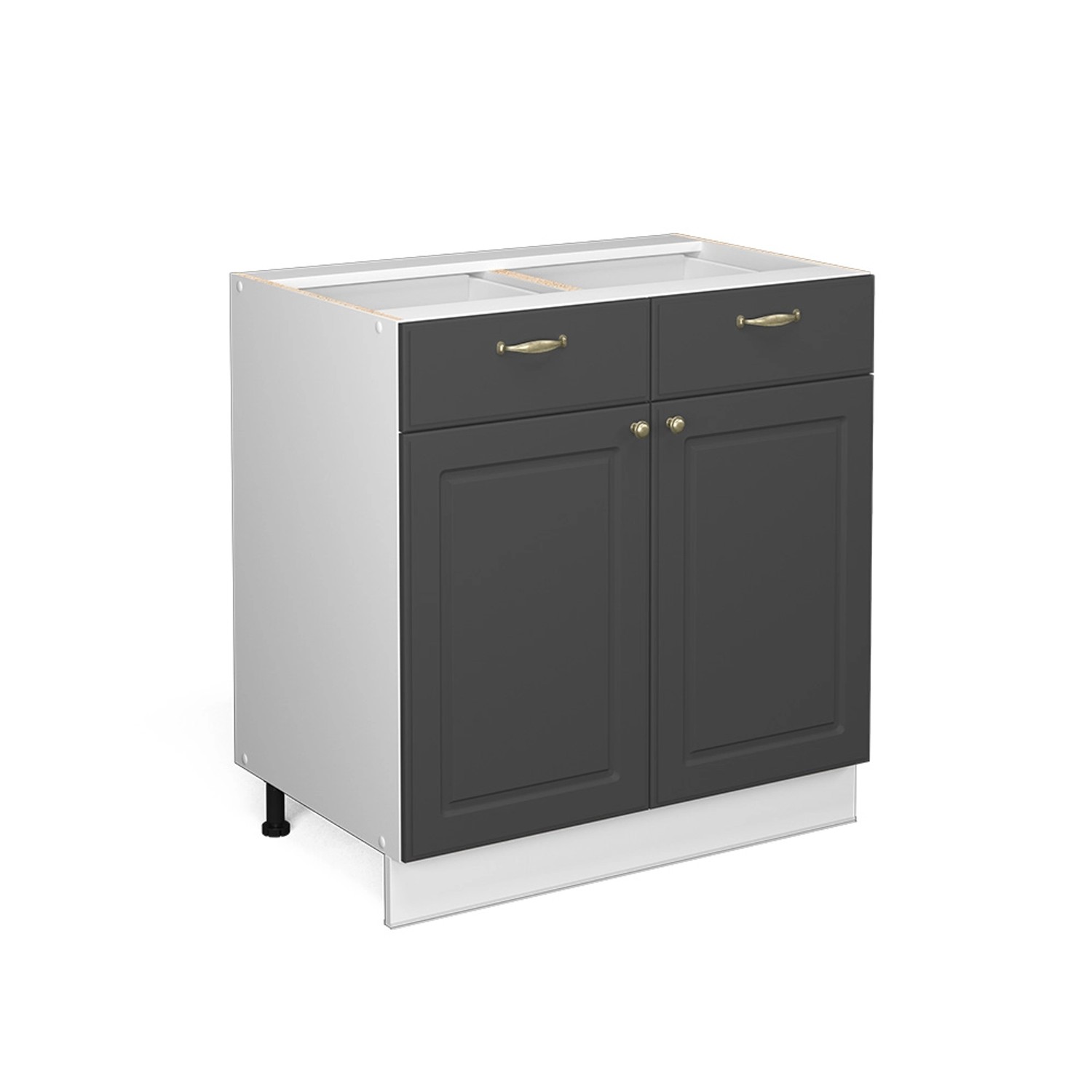 Vicco Badschrank Fame-Line Anthrazit-Gold/Weiß 80 x 82 cm ohne Arbeitsplatte Vicco Badschrank Fame-Line Anthrazit-Gold/Weiß 80 x 82 cm ohne Arbeitsplatte von Vicco
