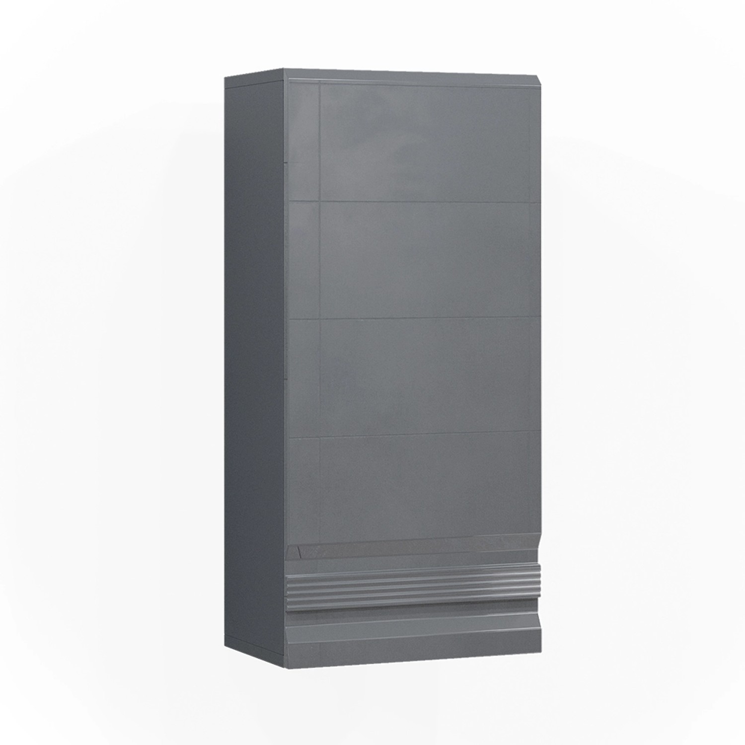 Vicco Badschrank Freddy Anthrazit Hochglanz 37 x 77 cm Vicco Badschrank Freddy Anthrazit Hochglanz 37 x 77 cm von Vicco