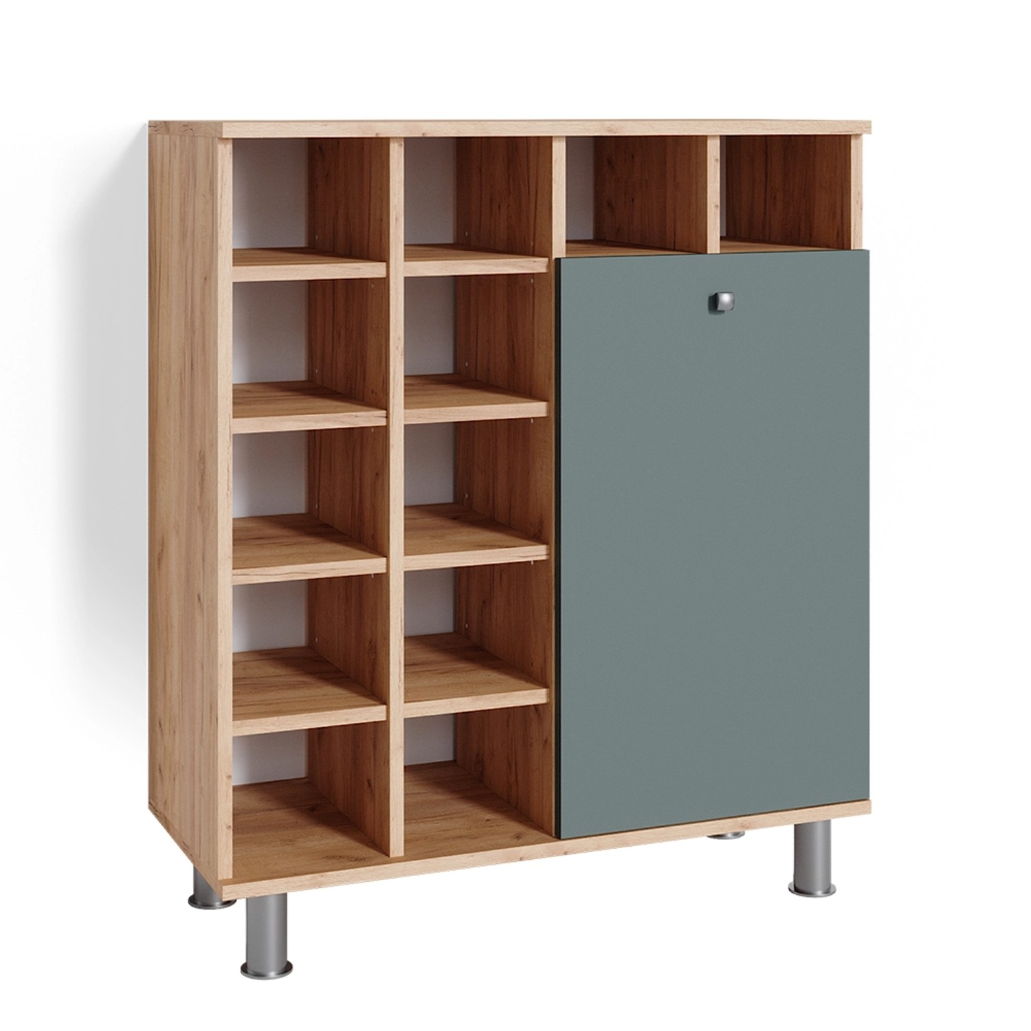 Vicco Badschrank Fynn Grün/Goldkraft Eiche 79 x 92 cm von Vicco