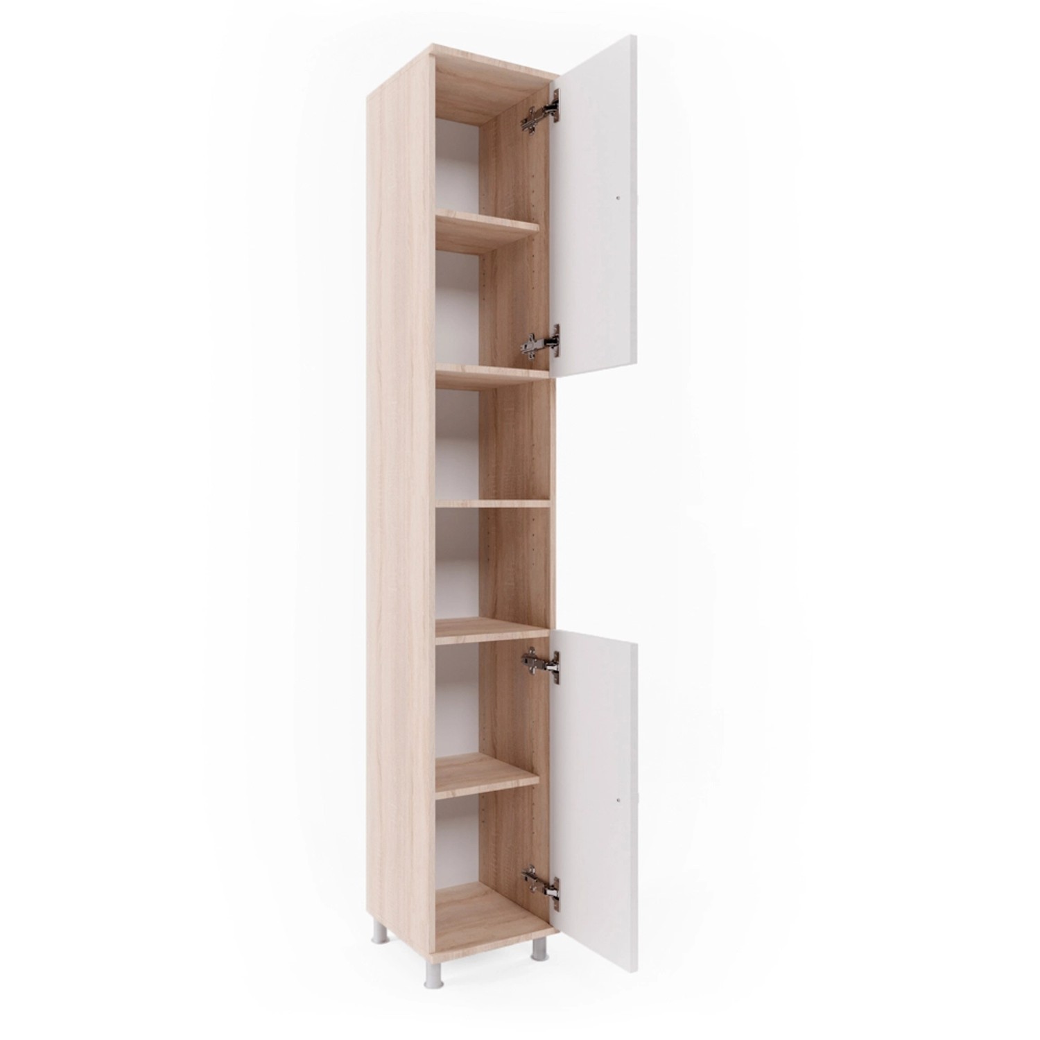 Vicco Badschrank Fynn Weiß/Sonoma/Sonoma 30 x 190 cm Vicco Badschrank Fynn Weiß/Sonoma/Sonoma 30 x 190 cm von Vicco