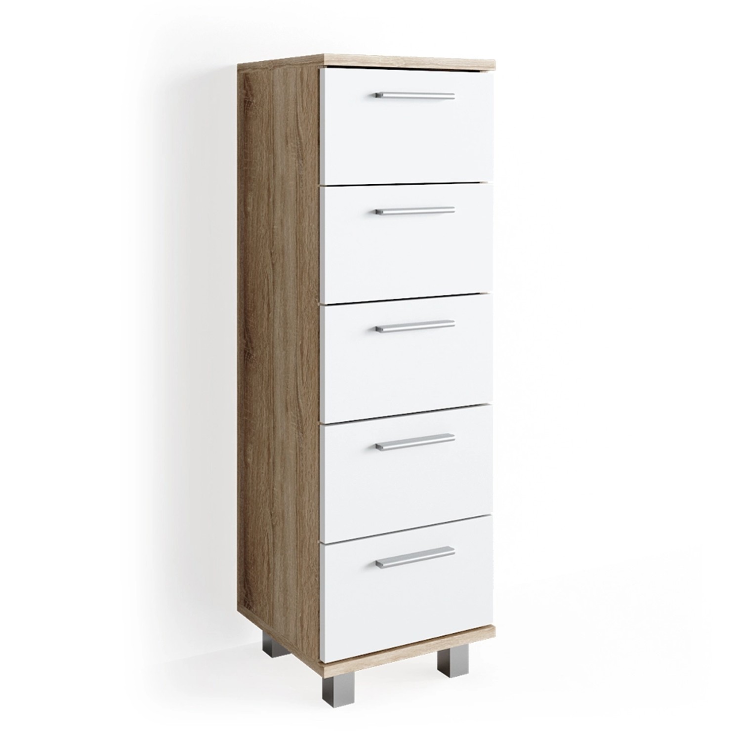 Vicco Badschrank Ilias Sonoma/Weiß 30 x 95 cm Vicco Badschrank Ilias Sonoma/Weiß 30 x 95 cm von Vicco