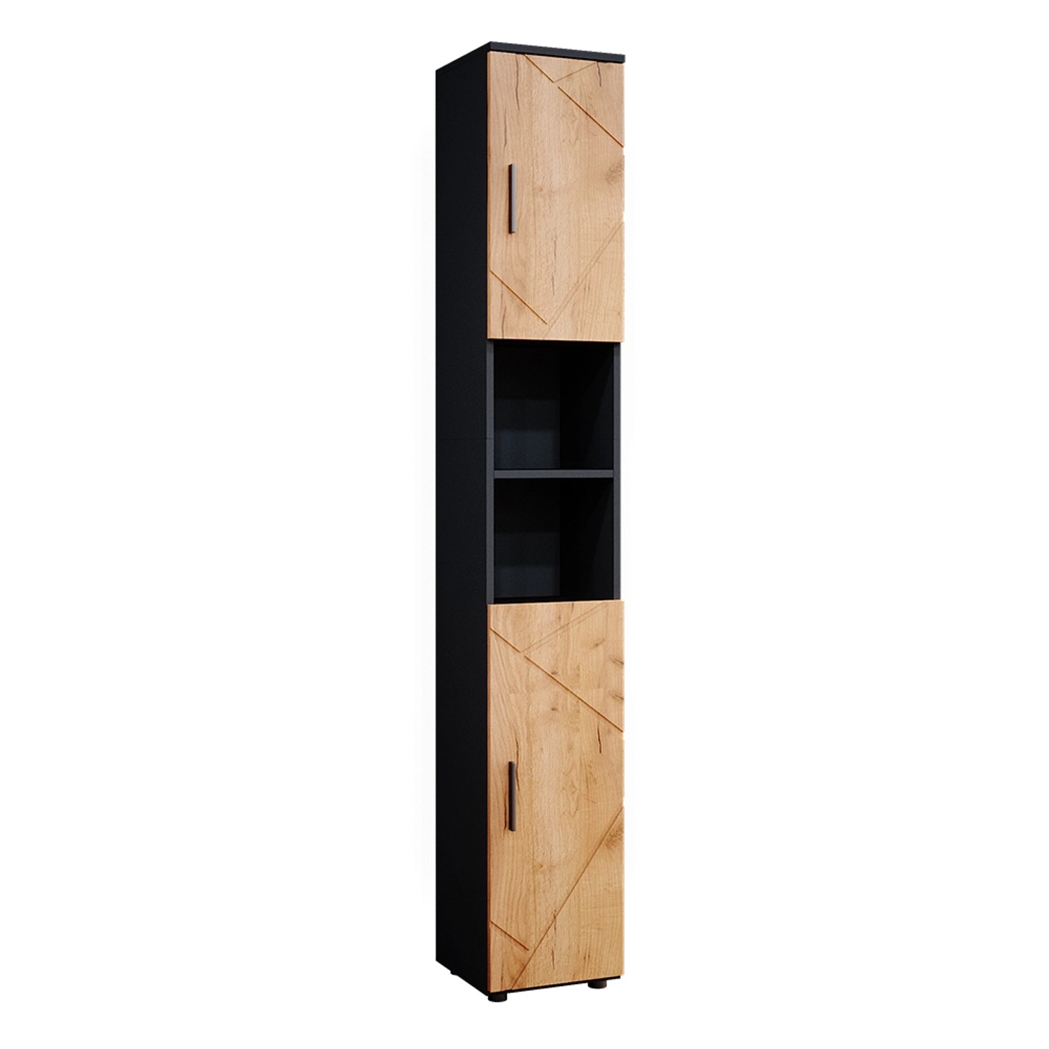 Vicco Badschrank Irma Anthrazit/Goldkraft Eiche 30 x 192 cm Vicco Badschrank Irma Anthrazit/Goldkraft Eiche 30 x 192 cm von Vicco