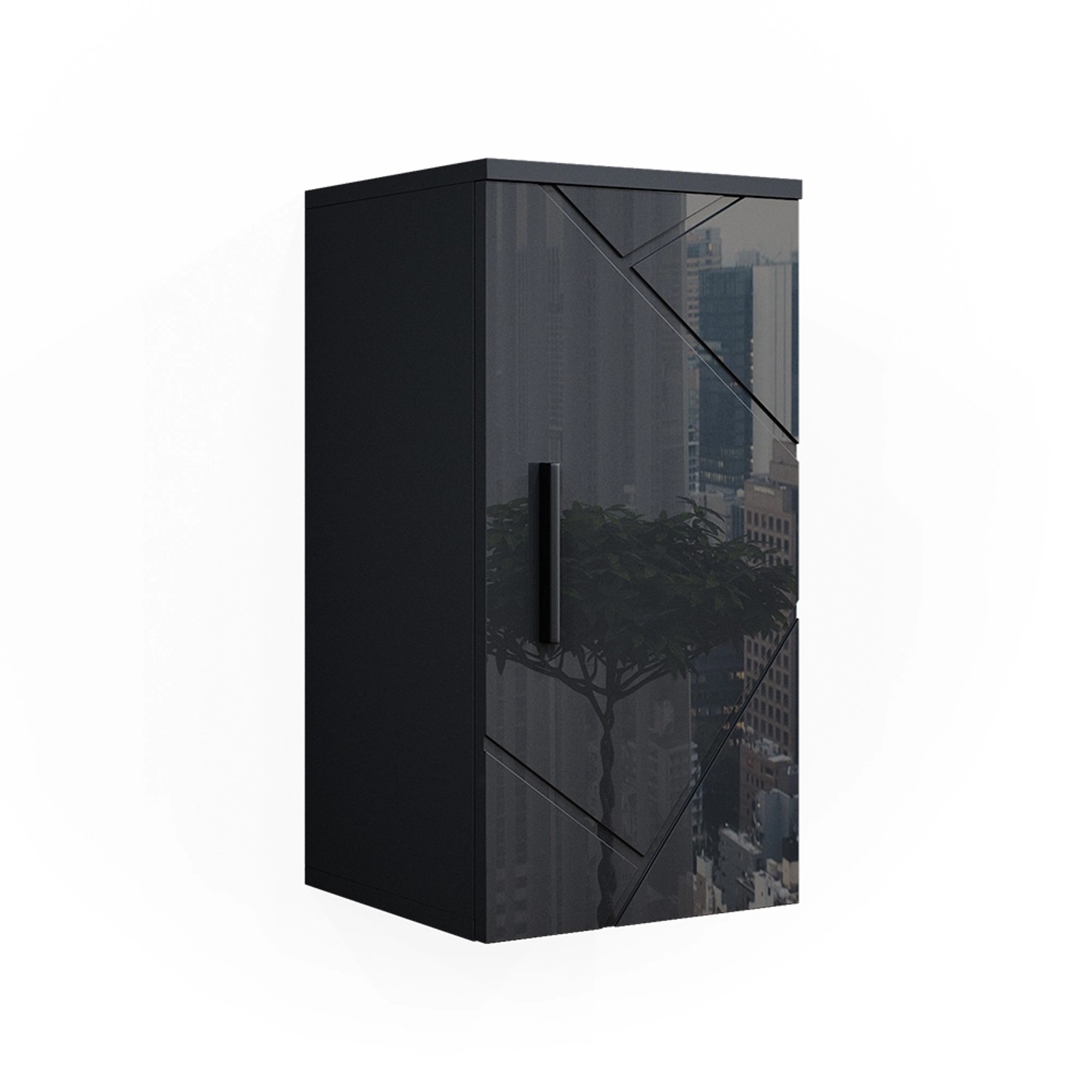 Vicco Badschrank Irma Anthrazit Hochglanz 30 x 59 cm Vicco Badschrank Irma Anthrazit Hochglanz 30 x 59 cm von Vicco