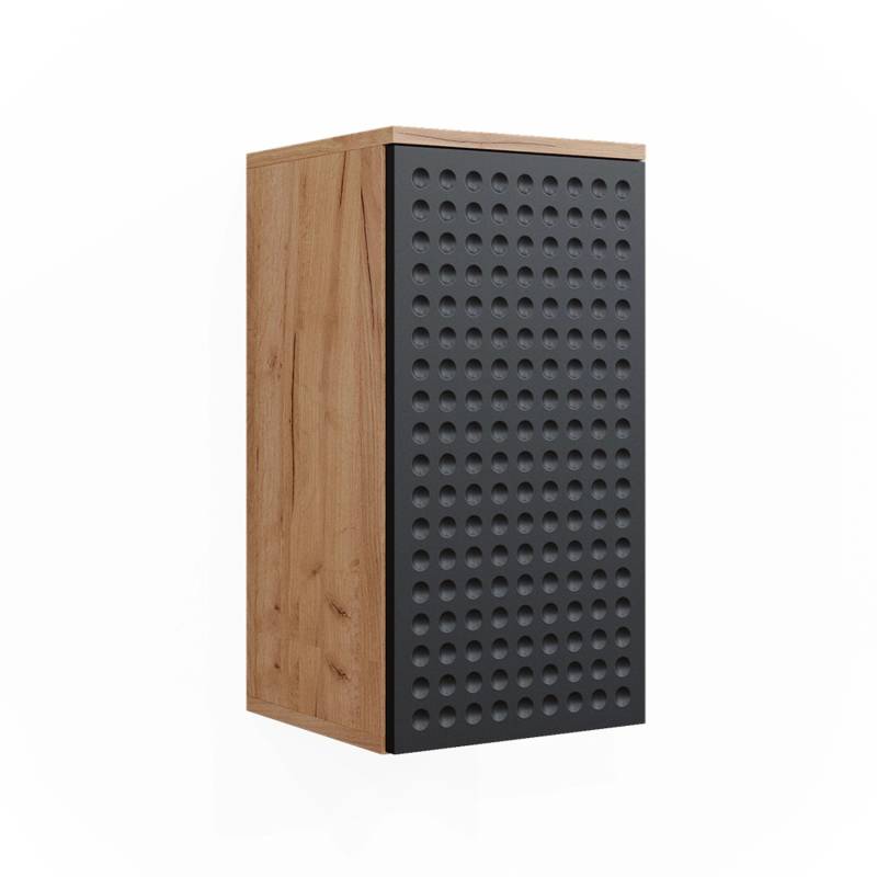 Vicco Badschrank Irma Goldkraft Eiche/Anthrazit 30 x 59 cm 2 Fächer Badezimmer Opt 2 von Vicco