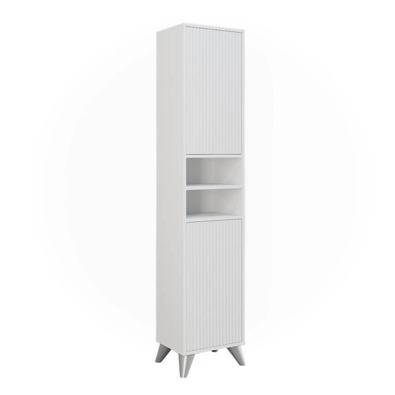 Vicco Badschrank Leano Weiß 38 x 180 cm mit 2 Türen Vicco Badschrank Leano Weiß 38 x 180 cm mit 2 Türen von Vicco