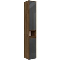 Badschrank Majest, Anthrazit Hochglanz, 30.2 x 190 cm Vicco von Vicco