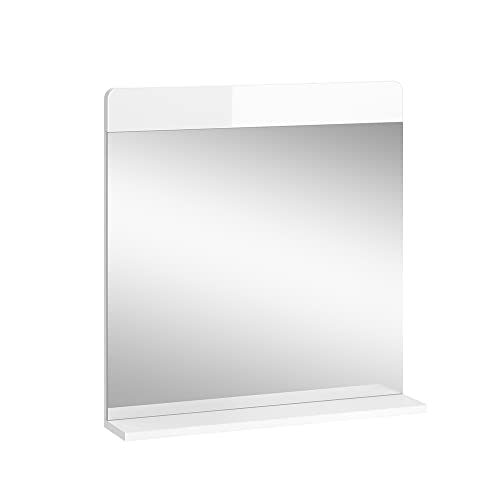 Vicco Badezimmerspiegel Izan, Weiß Hochglanz, 60 x 62 cm von Vicco