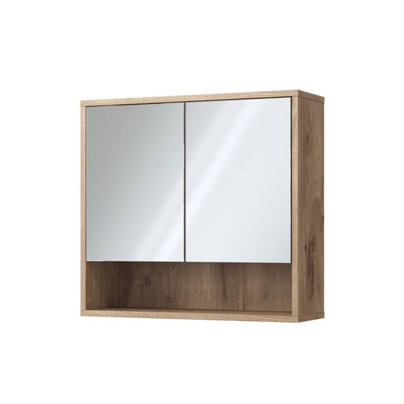 Vicco Badspiegelschrank Eliza Viking Oak 70 x 65 cm mit 2 Türen von Vicco