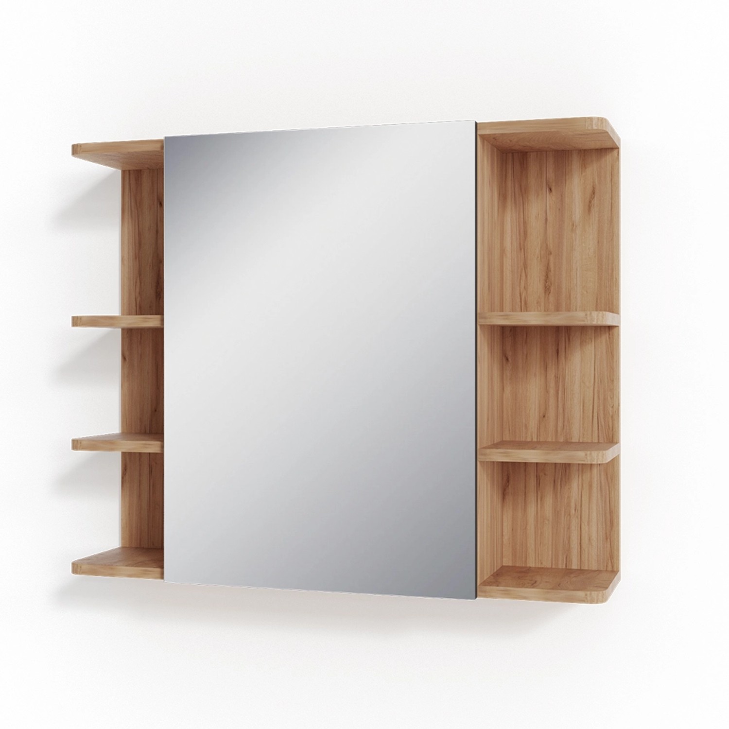 Vicco Badspiegelschrank Fynn Eiche/Anthrazit 80 x 64 cm Vicco Badspiegelschrank Fynn Eiche/Anthrazit 80 x 64 cm von Vicco