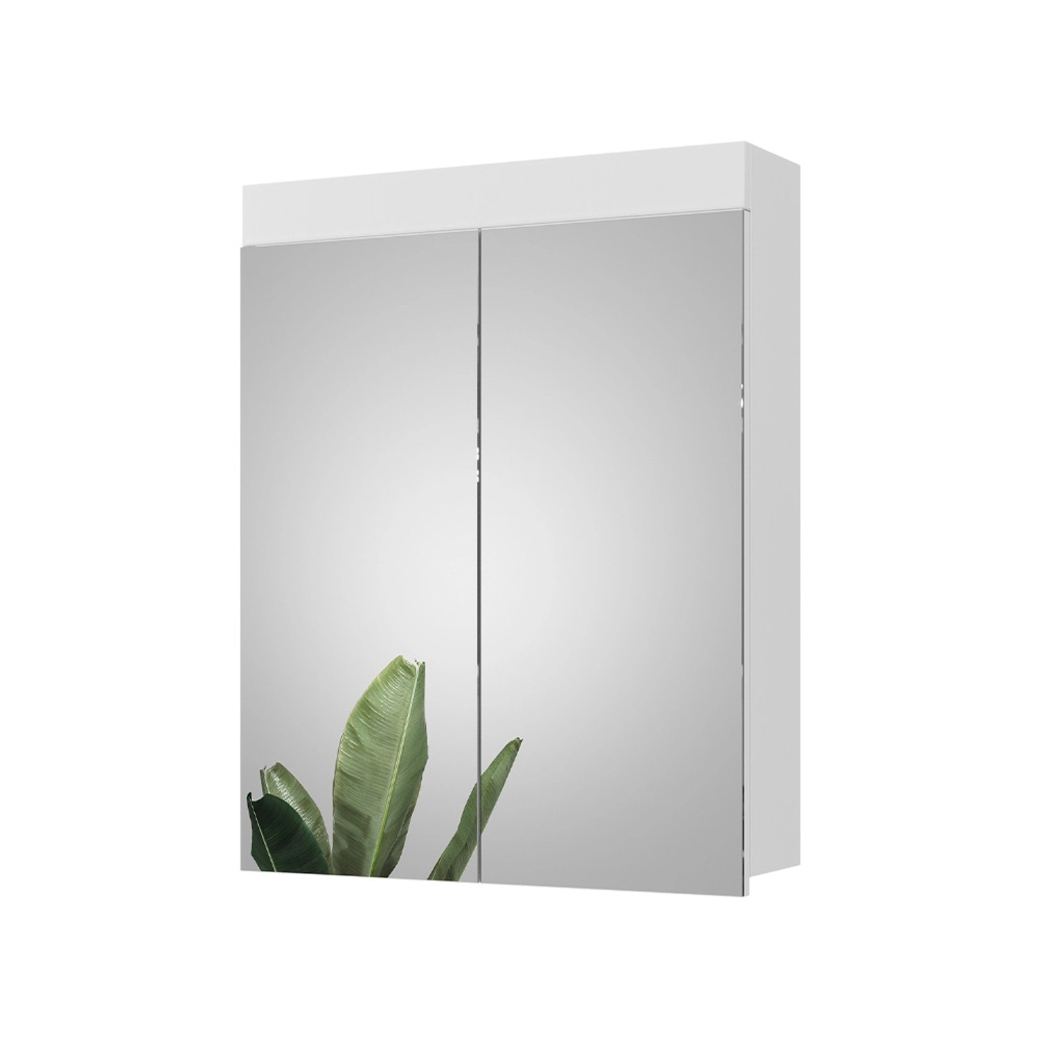 Vicco Badspiegelschrank Luna Weiß 60 x 77 cm Vicco Badspiegelschrank Luna Weiß 60 x 77 cm von Vicco