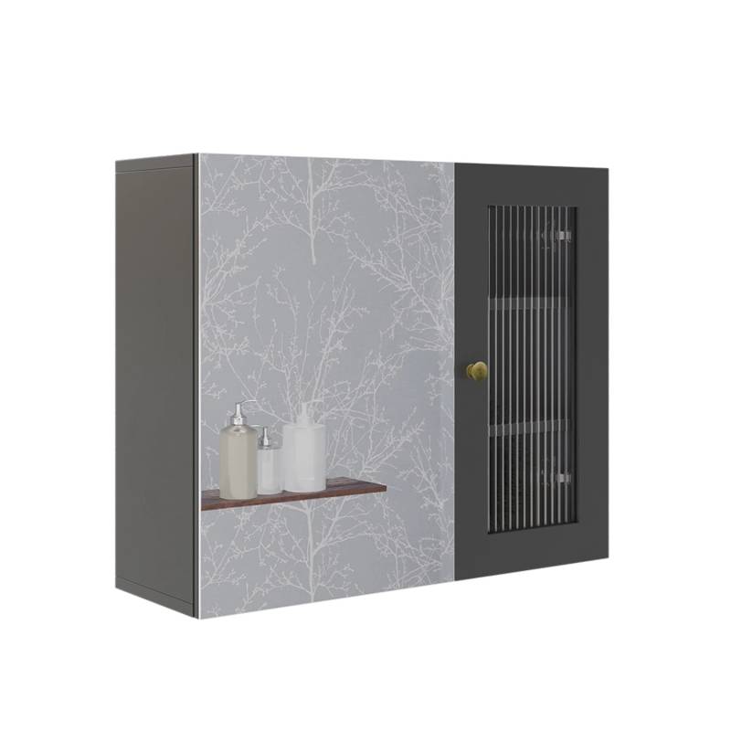 Vicco Badspiegelschrank Malte Grau 60 x 50 cm mit Spiegel von Vicco