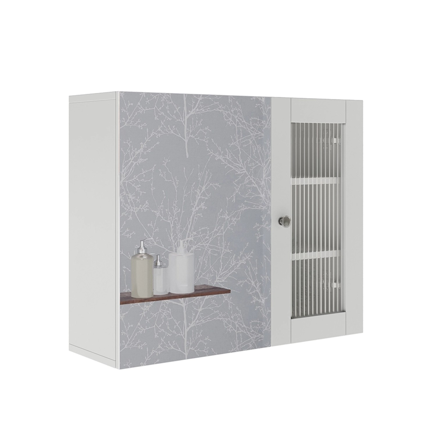 Vicco Badspiegelschrank Malte Weiß 60 x 50 cm mit Spiegel Vicco Badspiegelschrank Malte Weiß 60 x 50 cm mit Spiegel von Vicco