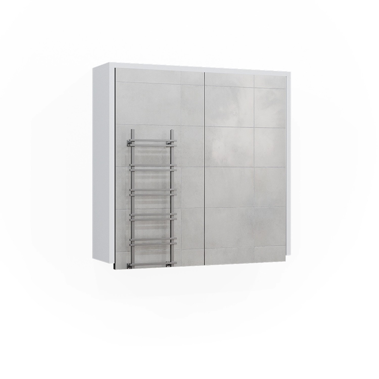 Vicco Badspiegelschrank Maltin Weiß/Anthrazit 60 x 58 cm mit Zwei Spiegeltüren Vicco Badspiegelschrank Maltin Weiß/Anthrazit 60 x 58 cm mit Zwei Spiegeltüren von Vicco
