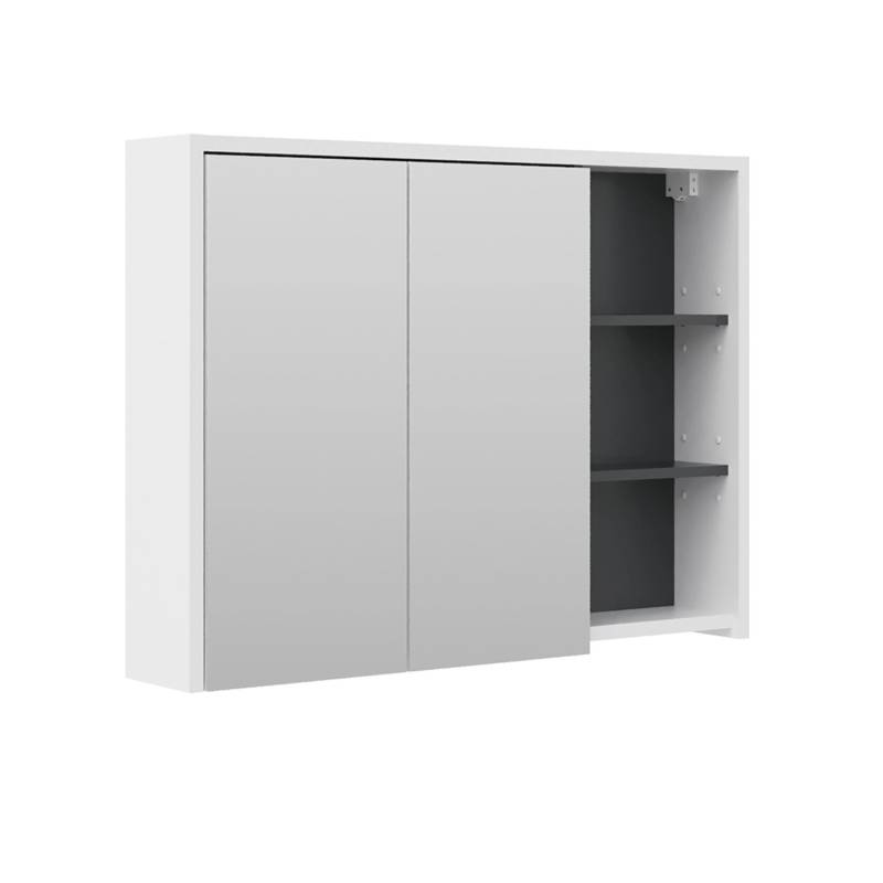 Vicco Badspiegelschrank Viola Anthrazit/Weiß 100 x 75 cm Vicco Badspiegelschrank Viola Anthrazit/Weiß 100 x 75 cm von Vicco