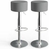 Vicco - Barhocker 2er Set , Grau, 33 x 92 cm 2 Teilig von Vicco