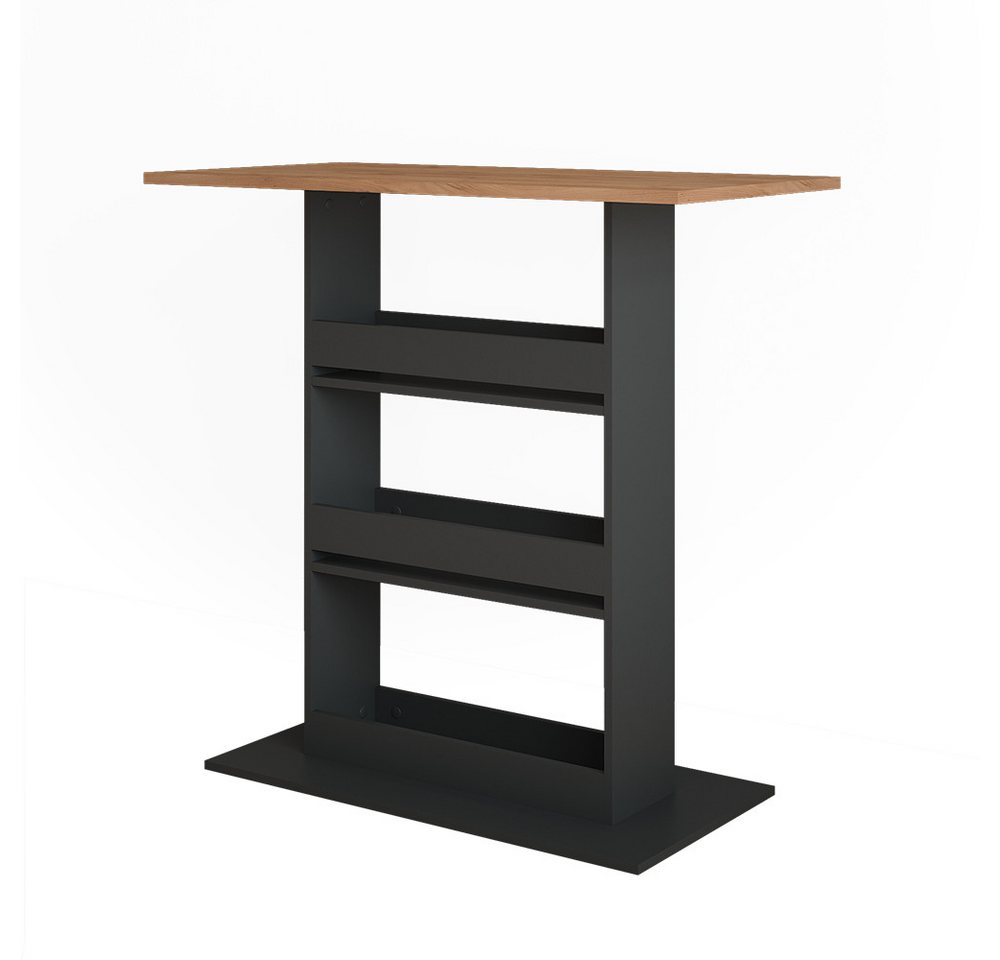 Vicco Bartisch Repose, Goldkraft Eiche/Anthrazit, 110 x 55 cm von Vicco