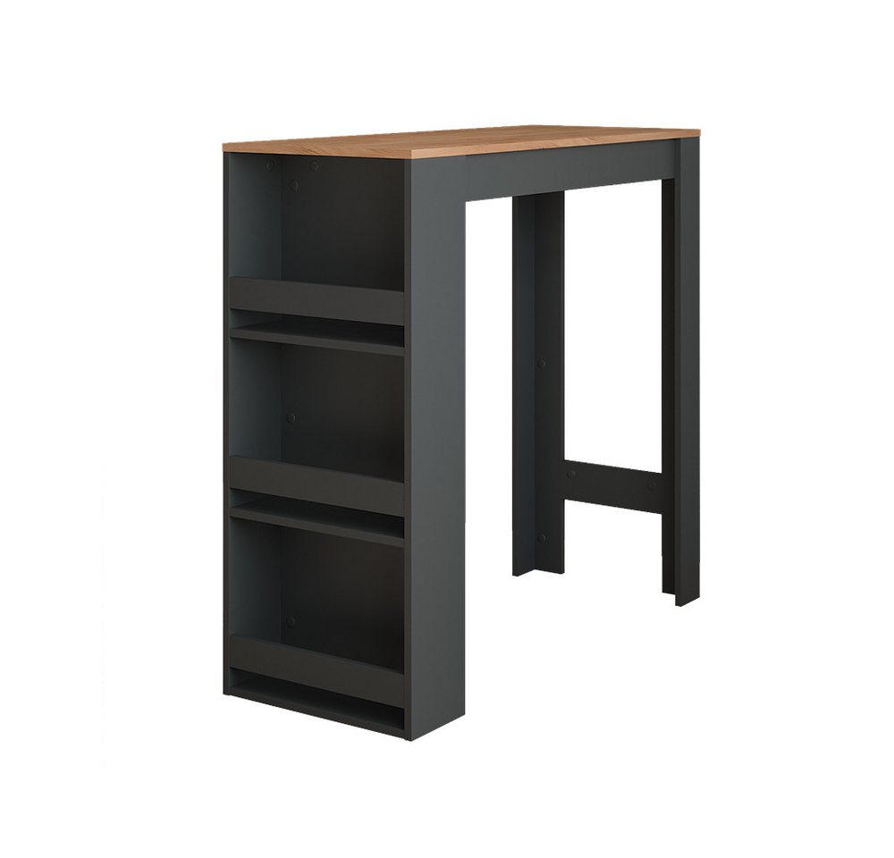 Vicco Bartisch Repose, Goldkraft Eiche/Anthrazit, 45 x 110 cm von Vicco