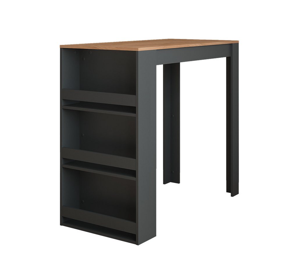 Vicco Bartisch Repose, Goldkraft Eiche/Anthrazit, 57 x 117 cm von Vicco