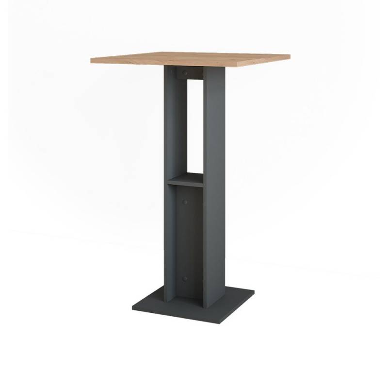 Vicco Bartisch Repose, Goldkraft Eiche/Anthrazit, 65 x 65 cm von Vicco