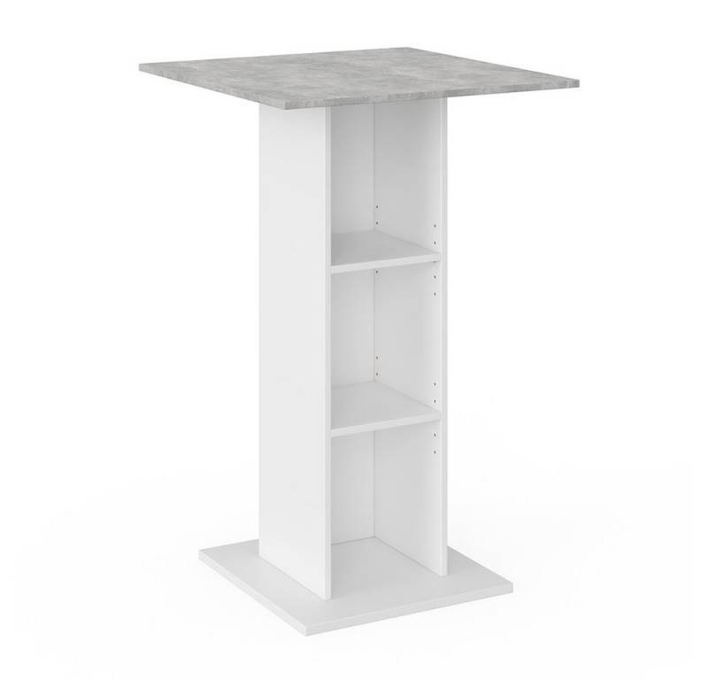 Vicco Bartisch Rodeo, Weiß/Beton, 70 x 70 cm von Vicco