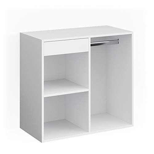 Vicco Anstellschrank Isabelle, Weiß, 80 x 75 cm von Vicco