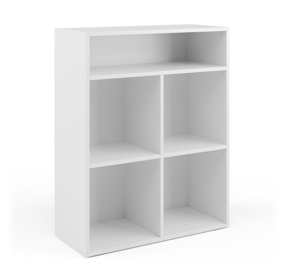 Vicco Bücherregal Luigi, Weiß, 72 x 90.2 cm 4 Fächer Vicco Bücherregal Luigi, Weiß, 72 x 90.2 cm 4 Fächer von Vicco