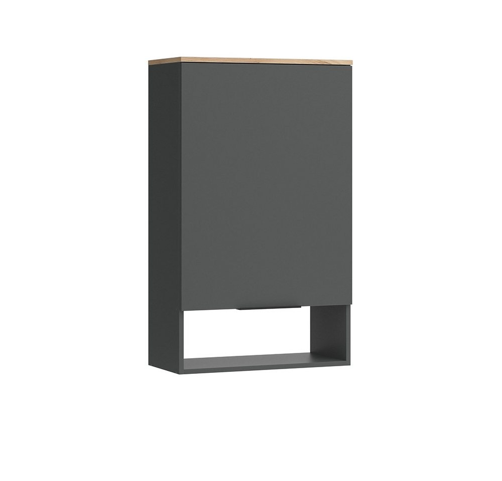 Vicco Bücherregal Wido, Anthrazit/Sonoma, mit Tür von Vicco