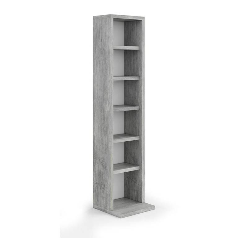 Vicco CD-Regal, Beton, 21 x 91.8 cm von Vicco