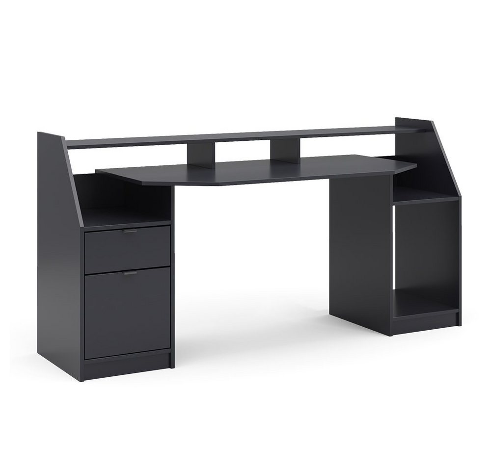 Vicco Computertisch Joel, Schwarz, 179.8 x 65.5 cm Vicco Computertisch Joel, Schwarz, 179.8 x 65.5 cm von Vicco