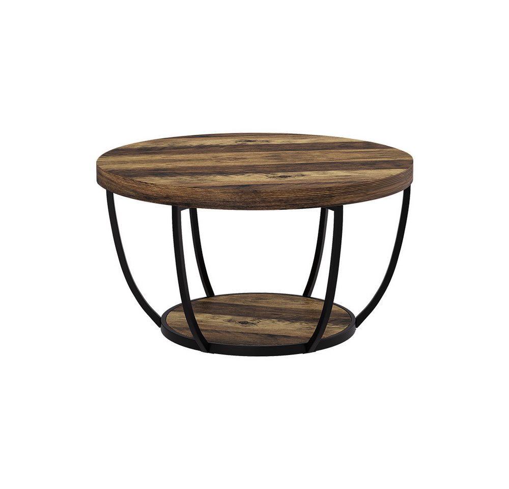 Vicco Couchtisch Arvina, Eiche rustikal, 80 x 80 cm von Vicco