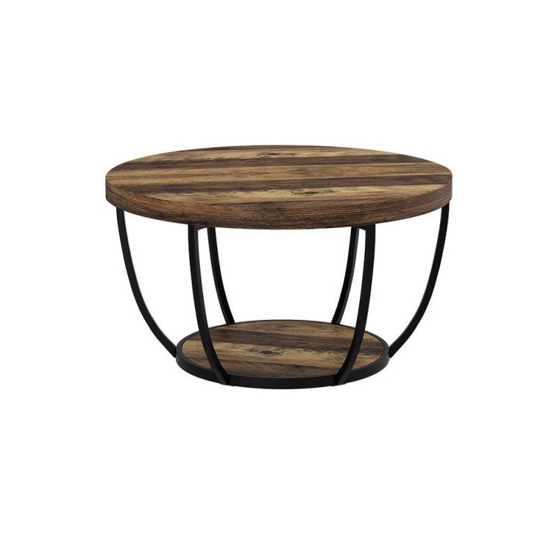 Vicco Couchtisch Arvina, Eiche rustikal, 80 x 80 cm von Vicco