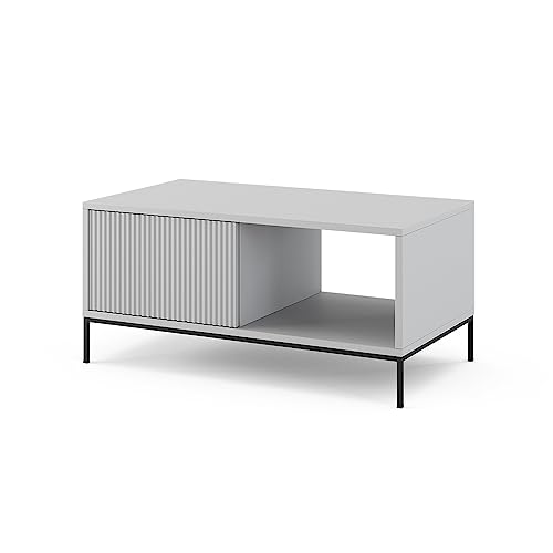 Vicco Couchtisch Eliza, Grau, 90 x 45 cm von Vicco