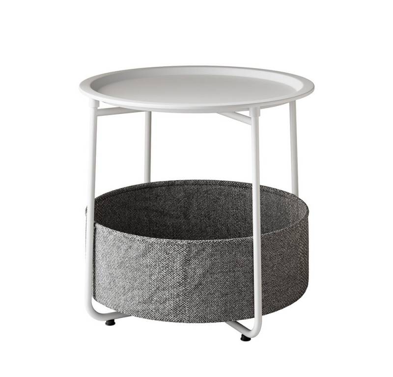 Vicco Couchtisch Liva, Weiß, 47 x 50 cm von Vicco