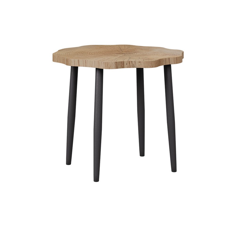 Vicco Couchtisch Ringo, Eiche, 50 x 50 cm von Vicco