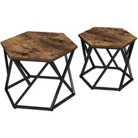 Vicco - Couchtisch-Set Fyrk, Eiche rustikal, 57 x 57 cm 2er-Set Vicco - Couchtisch-Set Fyrk, Eiche rustikal, 57 x 57 cm 2er-Set von Vicco